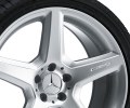 AMG light-alloy wheel, 18" Style III, titanium silver paint finish